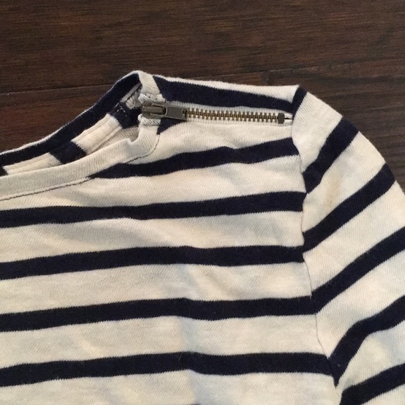 Navy & Cream Stripe Loft Tee- Perfect Condition - Picture 2 of 4